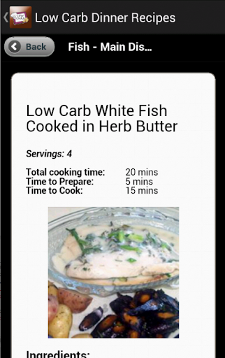 【免費健康App】Low Carb Dinner Recipes-APP點子