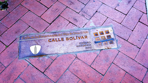 Placa Calle Bolívar