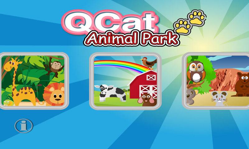 Android application QCat - Toddler's Animal Park screenshort