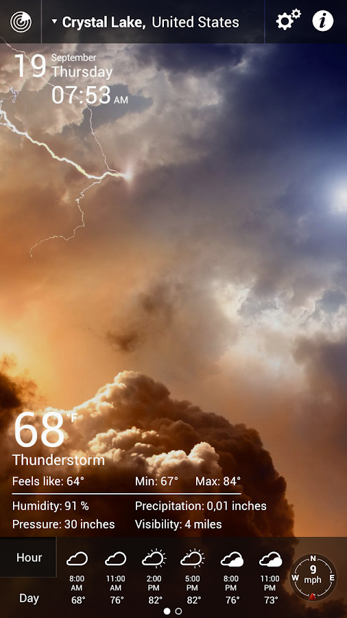 Weather Live Widgets - screenshot