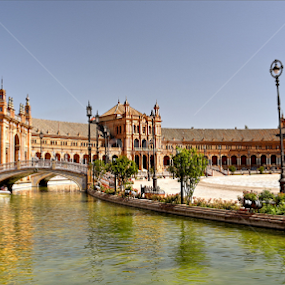 Plaza de España Seville Spain by Jennifer Wheatley-Wolf - City,  Street & Park Historic Districts