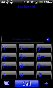 GO Contacts Black Blue Theme