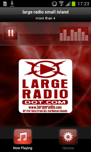 large radio small island
