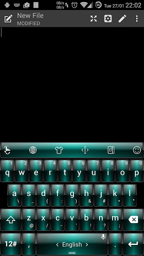 Theme TouchPal Dusk Green