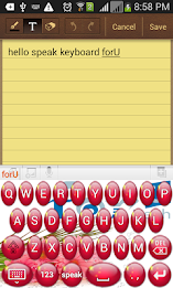 Speak Keyboard ForU poster 21