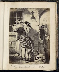 Fotoreproductie van (vermoedelijk) een prent naar een schilderij van John Phillip