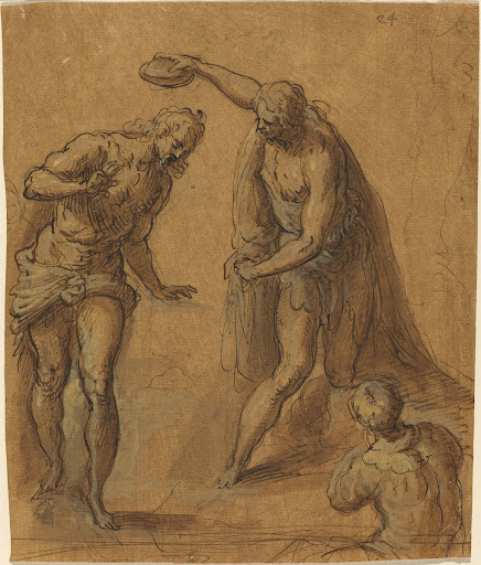 Sketch for a Baptism of Christ