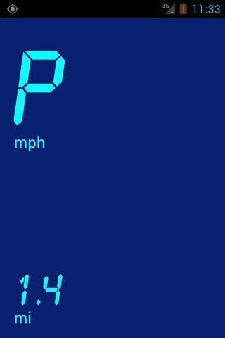 Digital speedometer: Digivel Screen 3