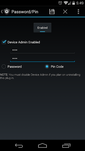Secure Settings