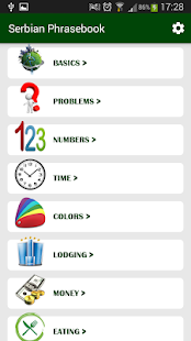 Srbský Phrasebook - náhled
