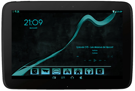 Screenshot ReBorn Cyan - CM11 Theme v2.6