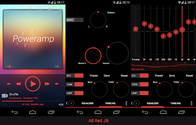 Skin For Poweramp V2 Kk Red Apk Apkdownload Com