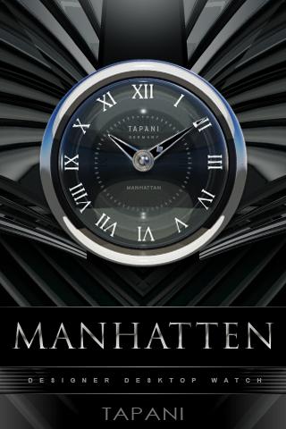 MANHATTEN STYLE CLOCK WIDGET