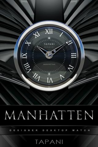 MANHATTEN STYLE CLOCK WIDGET Screen 1