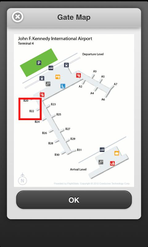Android application Flight Tracker screenshort