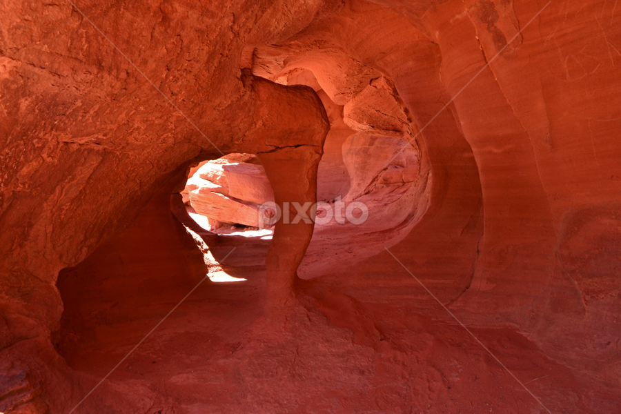 windstone arch by Brent Huntley - Landscapes Caves & Formations