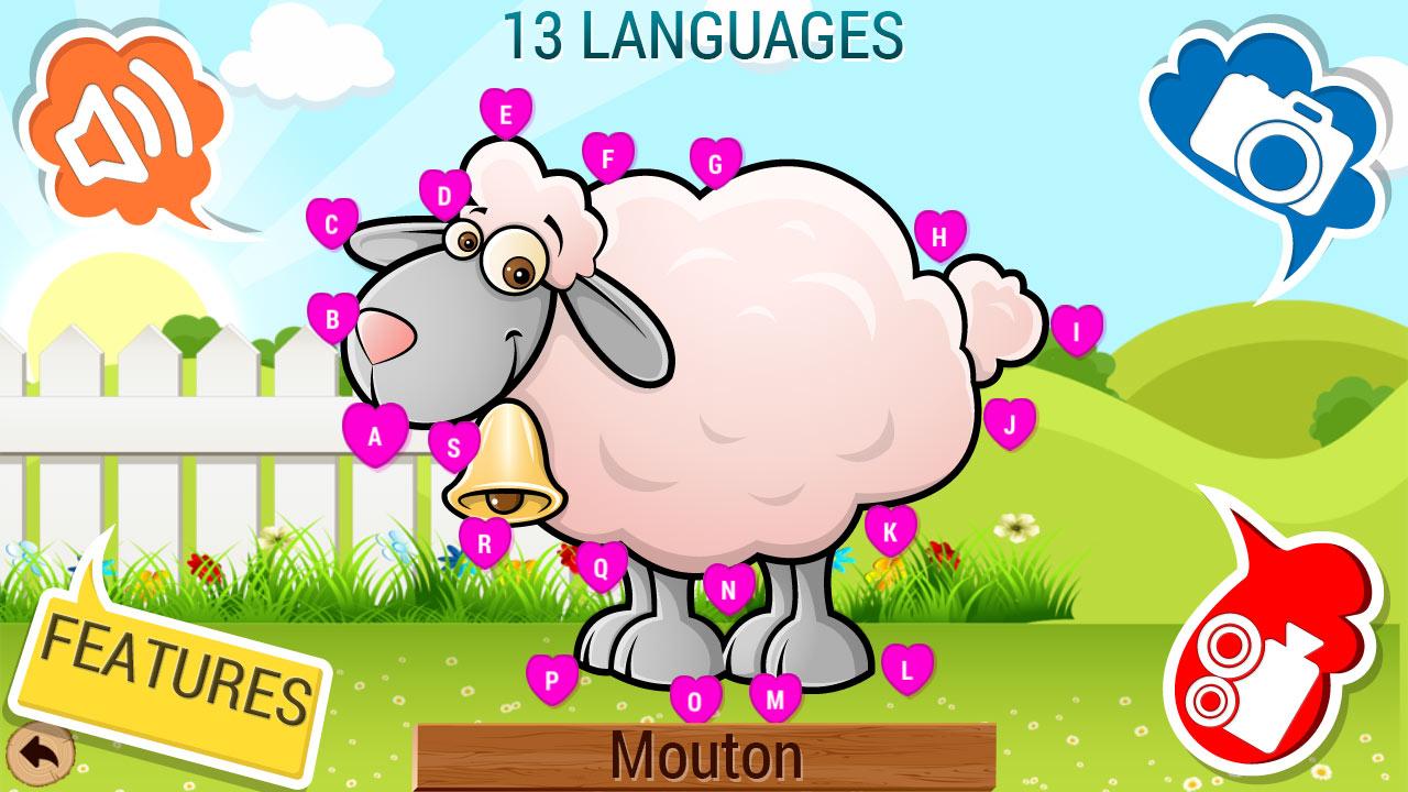 Android application Alphabets game - Numbers game screenshort