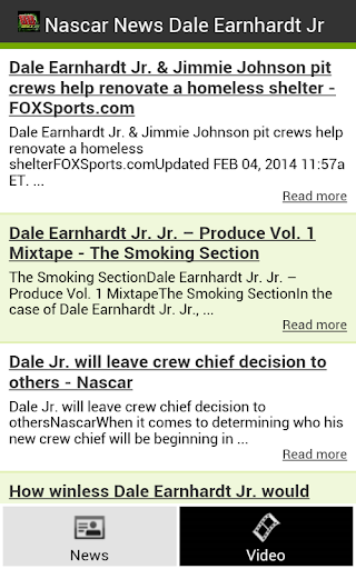 NASCAR News Dale Earnhardt Jr