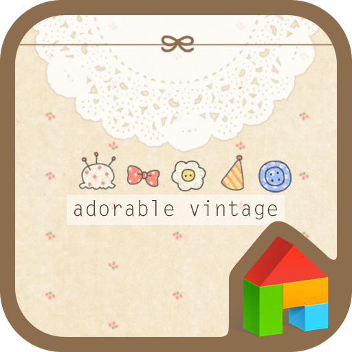 adorable vintage 도돌런처 테마 個人化 App LOGO-APP開箱王