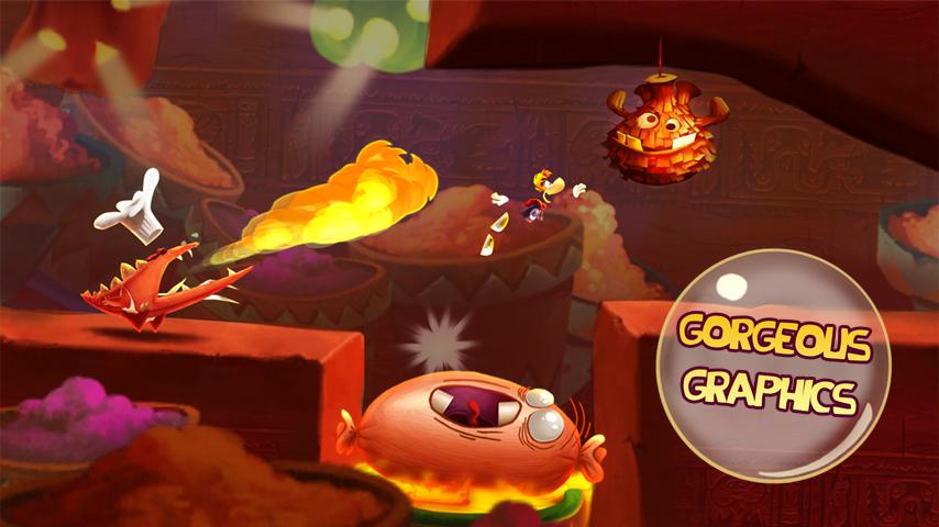 Rayman Fiesta Run - screenshot