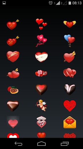 emoticons love plus