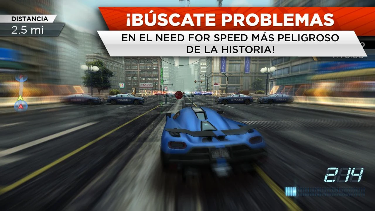 Need for Speed ​​™ Most Wanted - pantalla