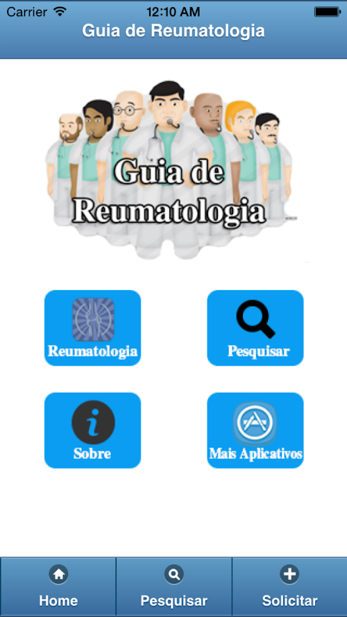 Android application Guia de Reumatologia screenshort