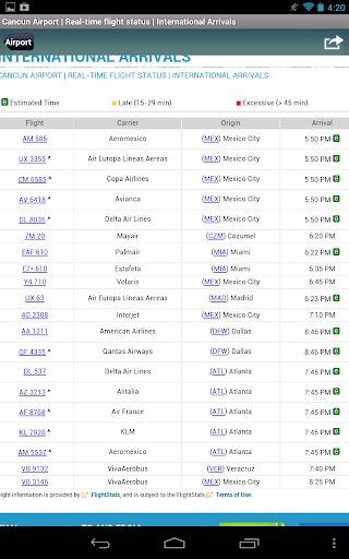 【免費旅遊App】Cancun Airport+Flight Tracker-APP點子