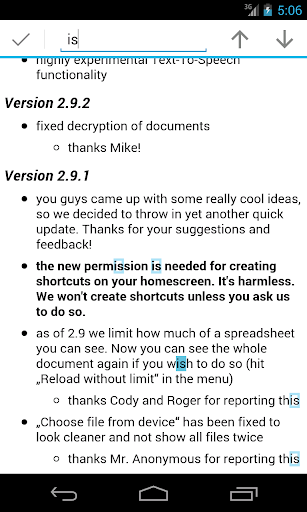 OpenDocument Reader