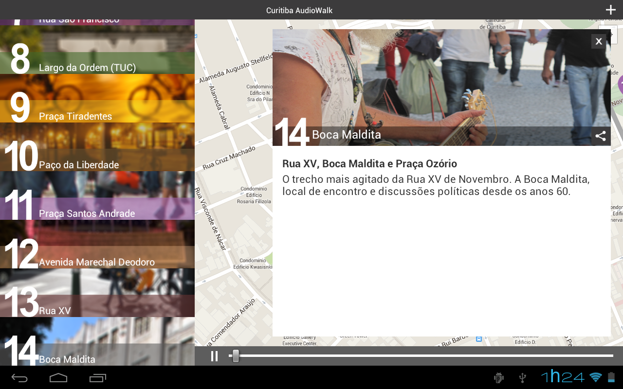    Curitiba AudioWalk- screenshot  