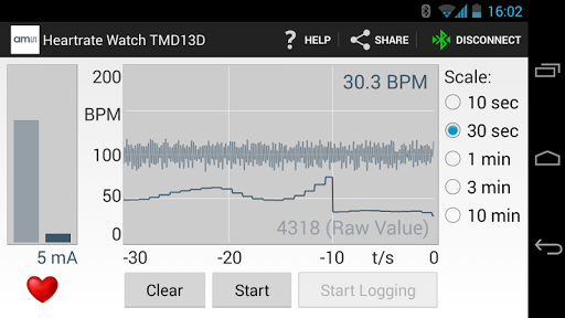 ams Heartrate Watch TMD13D