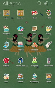 Hula Girls Atom Theme Screenshots 3