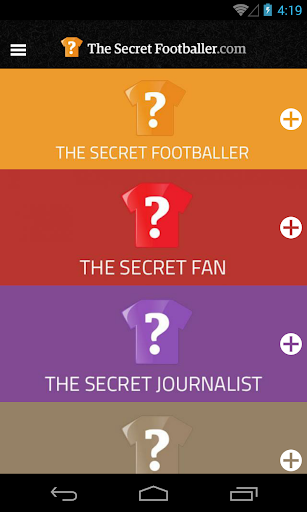 The Secret Footballer