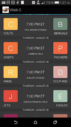 【免費運動App】NFL Score 2014 Schedule Update-APP點子