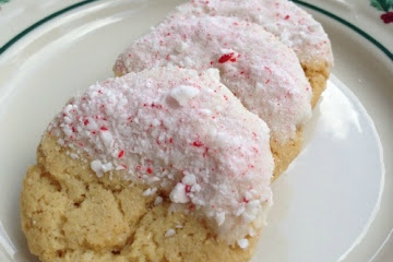 White Chocolate Peppermint Sugar Cookies