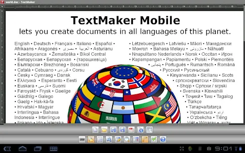 Office 2012: TextMaker Mobile - screenshot thumbnail