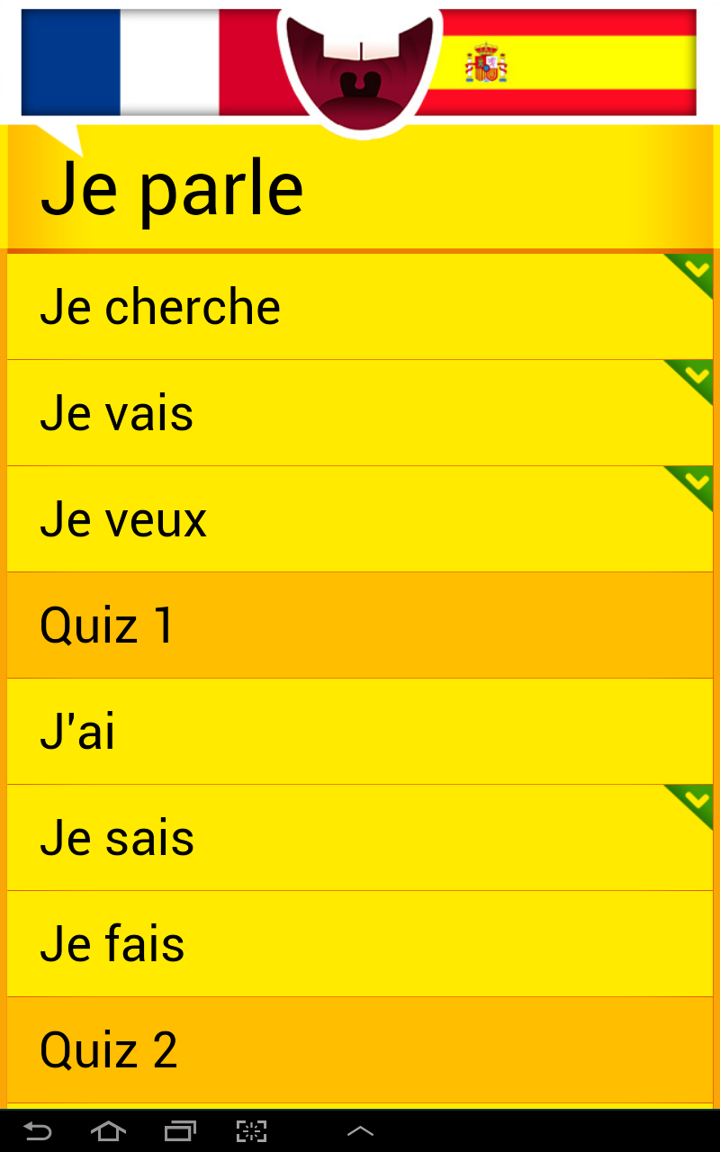 Parlez Espagnol-Speed Speaking Screen 3