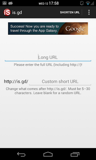 is.gd URL Shortener