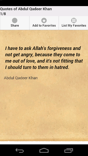 Quotes of Abdul Qadeer Khan