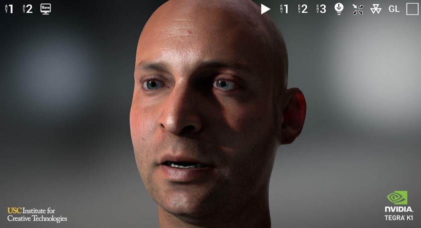NVIDIA Tegra FaceWorks Demo Screen 2