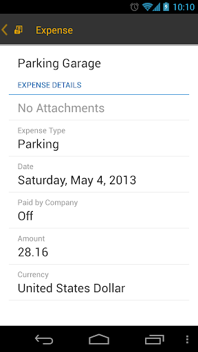 SAP Travel Receipt Capture