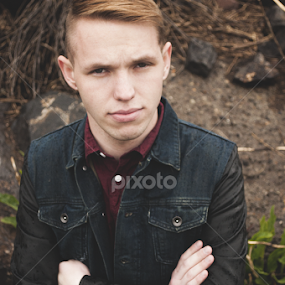 Rainy Day Sorrow by Anthony Papa - People Portraits of Men