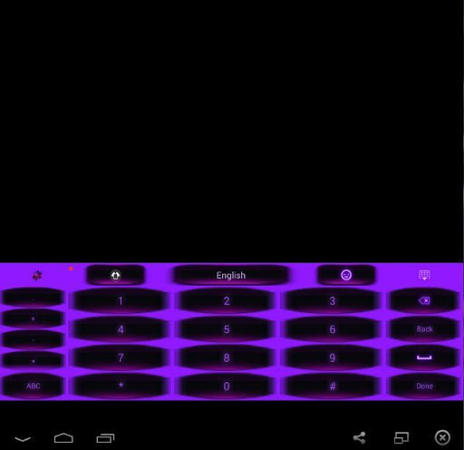 GO Keyboard Pink Purple Theme