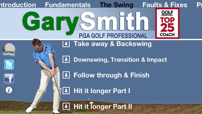 Gary Smith Golf - Long Game Screen 2