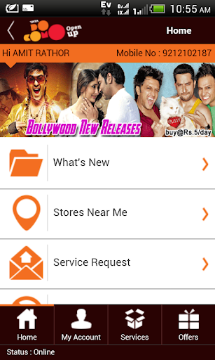 My Tata Docomo Selfcare app