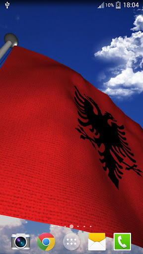 【免費個人化App】Albania Flag + LWP-APP點子