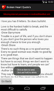 How to get Broken Heart Quotes 1.2 unlimited apk for android
