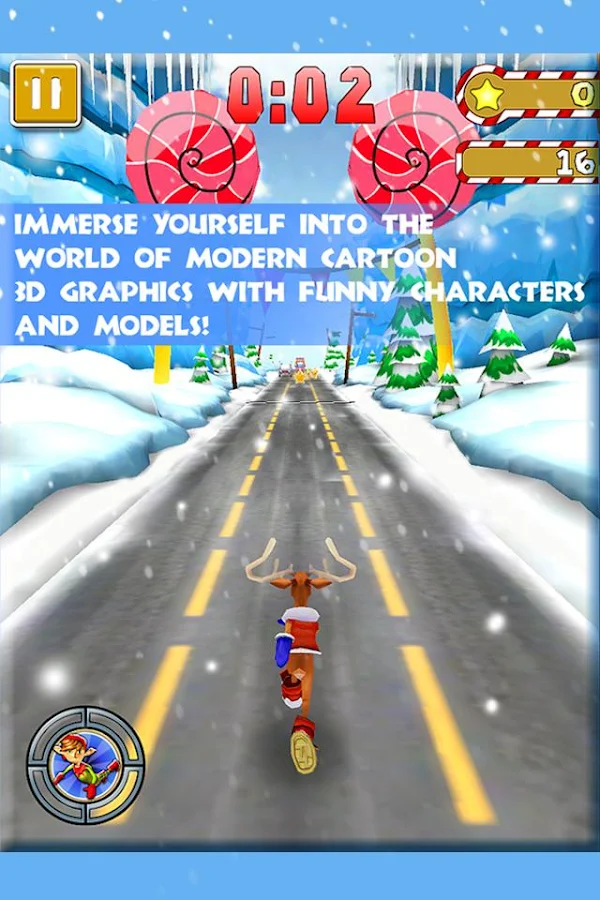 Reindeer Rush - screenshot