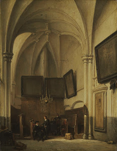 RIJKS: Johannes Bosboom: Vestry of the Church of St Stephen in Nijmegen 1891
