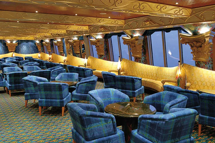 The Conte Di Savoia 1932 Grand Bar, on deck 5 of Costa Fortuna.